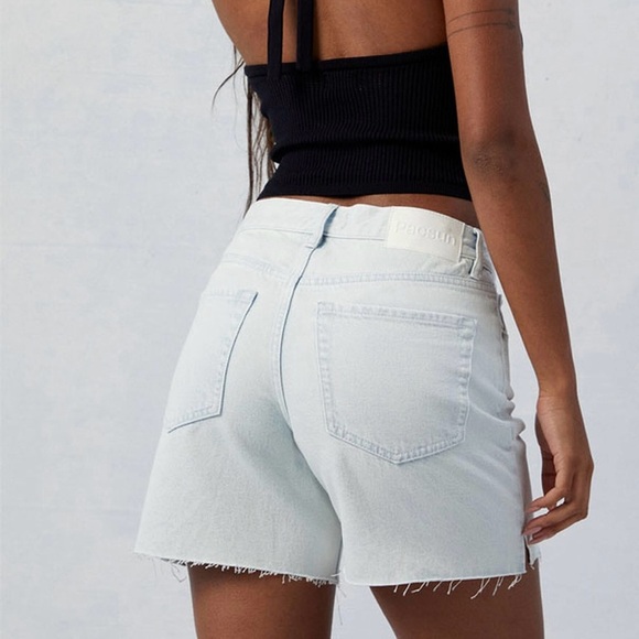 PACSUN Light Blue Denim Women's Jorts - Picture 2 of 10